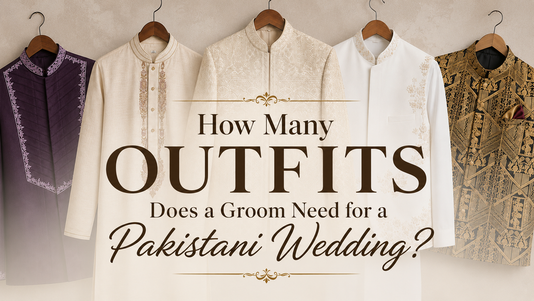 How Many Outfits Does a Groom Need for a Pakistani Wedding?