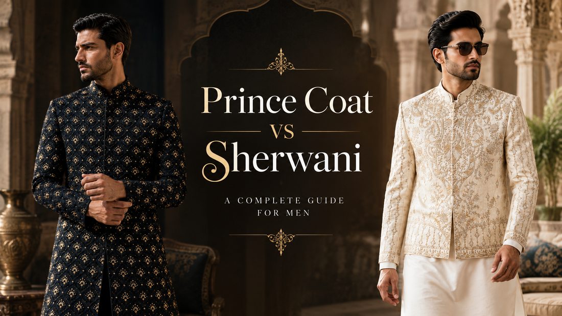 Prince Coat vs Sherwani: A Complete Guide for Men