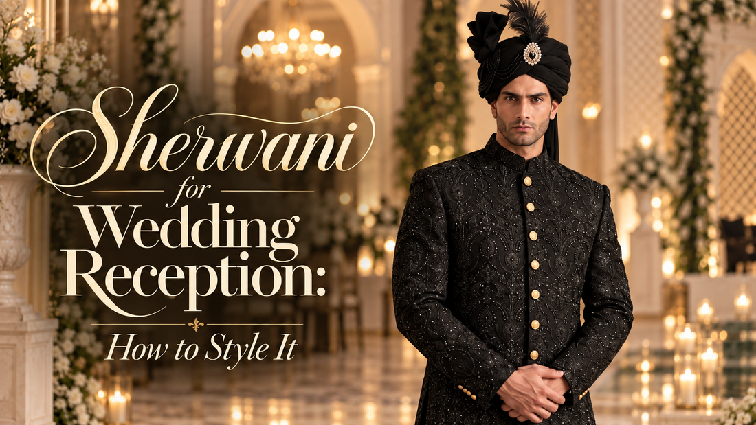 Sherwani for Wedding Reception: How to Style It