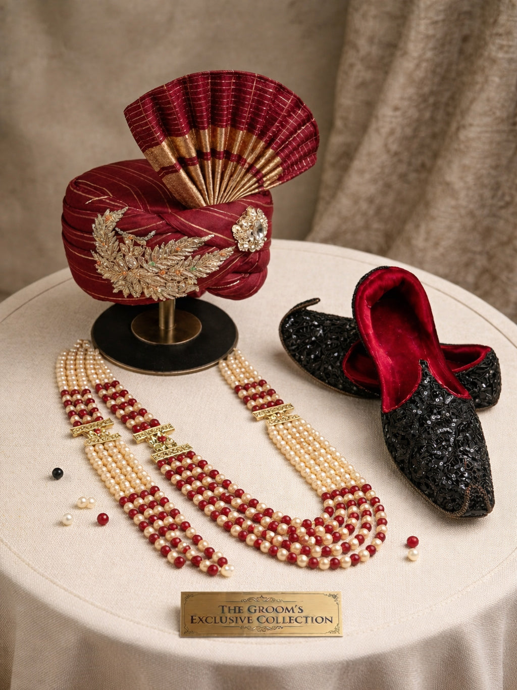 Groom's Accessories (Turban and Khussa)