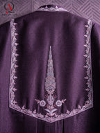 Purple Prince Coat with Handcrafted Embroidery & Matching Pants | Wedding & Formal Wear Prince Coat Style Outfit