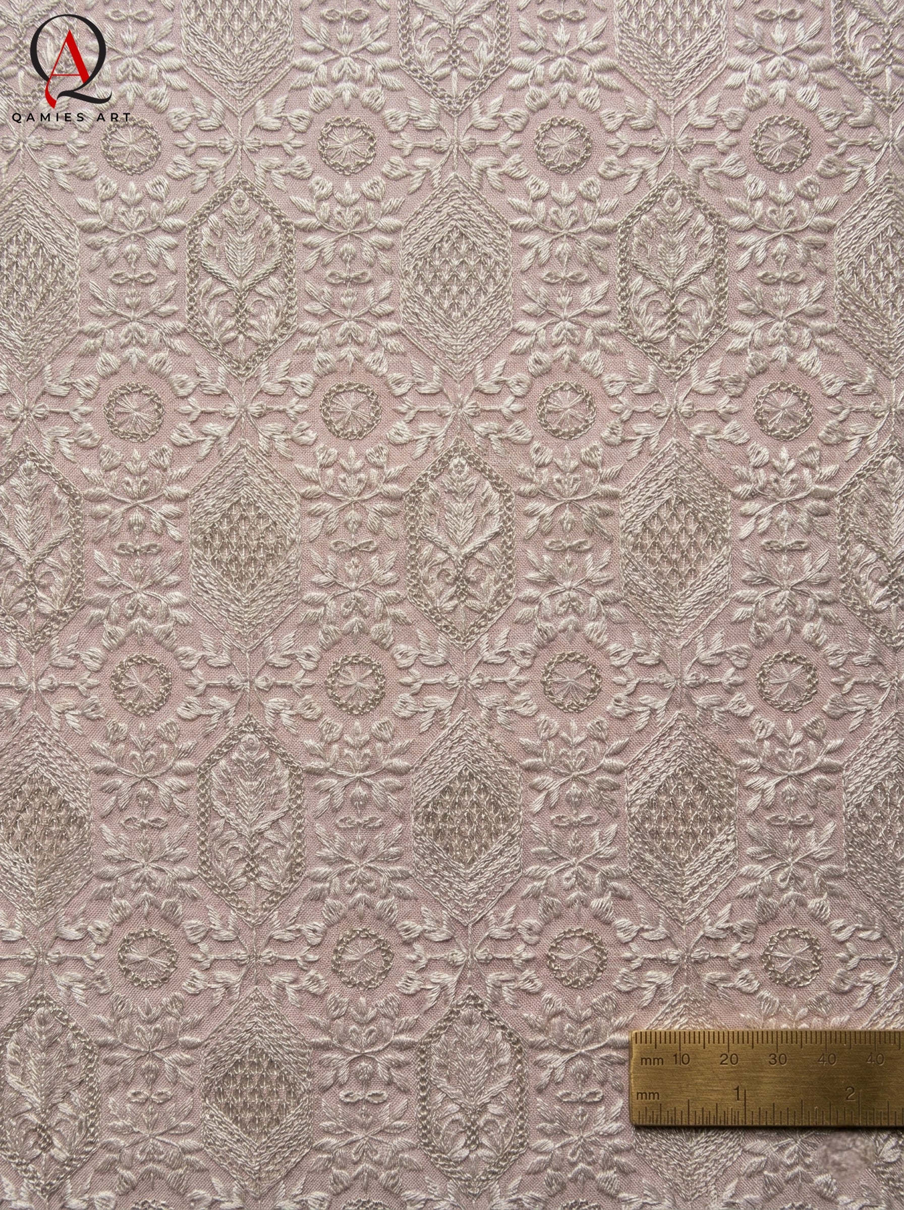 Light Pink Waistcoat with Ivory Pattern Embroidery & Gold Sequins – Paired with Pink Cotton Silk Kurta & Trouser Set