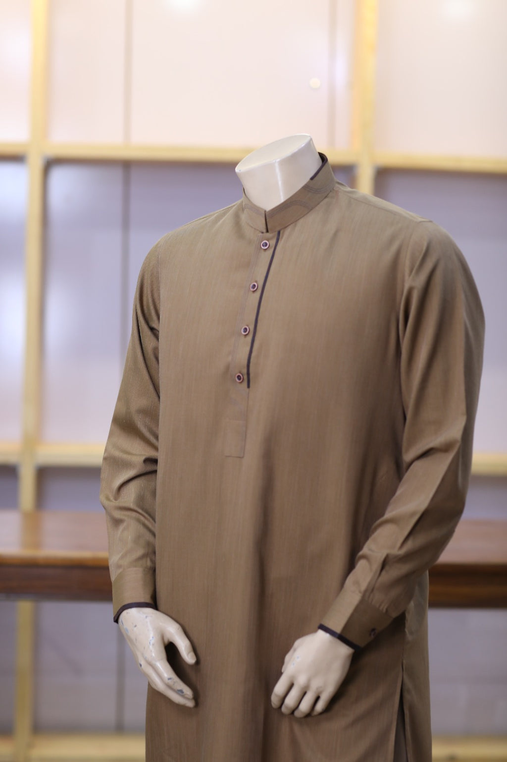 Warm Sand Shalwar Kameez